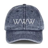 WWW (Vintage Cotton Twill Cap)