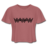 World Wide Winner's (Loose Crop Top) - mauve